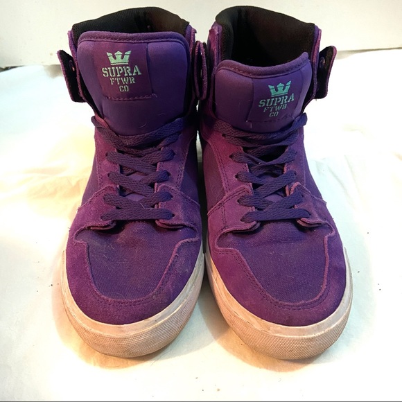 Purple Supra Skytop Men's Shoe Size 8 US Sneaker - Picture 2 of 7